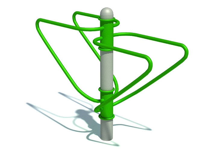 牧童小区健身设施-双人双杆